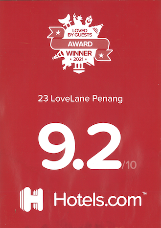 Hotel.com, Loved By Guests Award Winner 2021